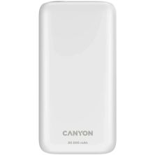 Батарея универсальная Canyon PB-301 30000mAh PD/20W, QC/3.0 (CNE-CPB301W)