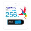 USB флеш накопитель ADATA 256GB UV128 Black/Blue USB 3.2 (AUV128-256G-RBE) - Изображение 3