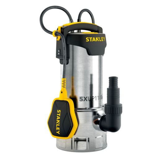 Дренажный насос Stanley 1.1 кВт, для чистой и грязной воды, 1650 л/ч (SXUP1100XDE)