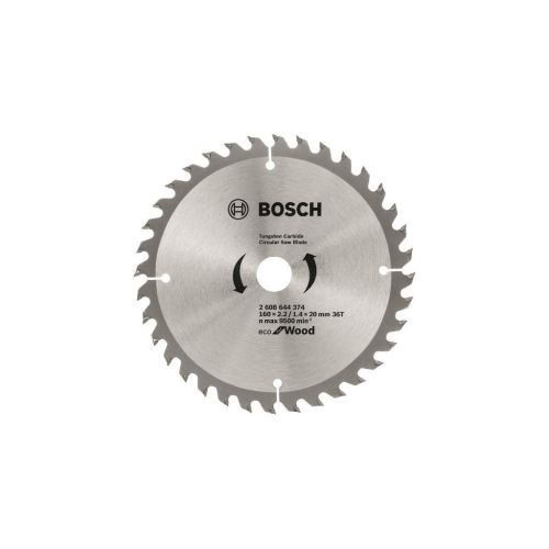 Круг відрізний Bosch Eco for Wood 160x2.2x20-36T (2.608.644.374)