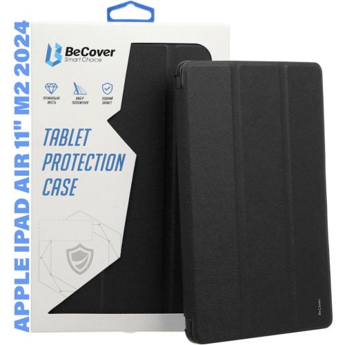 Чохол до планшета BeCover Tri Fold Soft TPU Silicone Apple iPad Air 11 M2 2024 Black (711405)