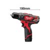 Шуруповерт Milwaukee M12 BPD-202C, 2x2Ah, кейс (4933441940) - Изображение 1
