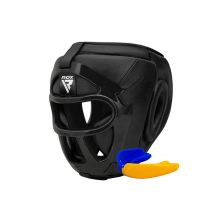 Боксерський шолом RDX T1 Grill Full Black S (HGR-T1FB-S)