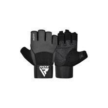 Рукавички для фітнесу RDX W3 with EVA Padding Grey S (WGS-W3G-S+)