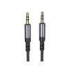 Кабель мультимедийный 3.5mm M to 3.5mm BL24 metal grey BOROFONE (6941991118968) - Изображение 1