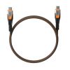 Дата кабель USB-C to USB-C 0.75m v3.2 240W Rugged double braided nylon black+orange UAG (9B4415114097) - Изображение 1