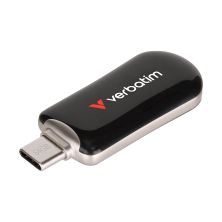 USB флеш накопитель Verbatim 256GB Plectra Black USB-C (30226)