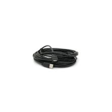 Дата кабель USB 2.0 AM/AF 10.0m ferrite black Voltronic (YT-AM/AF-10BL)