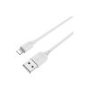 Дата кабель USB 2.0 AM to Lightning 1.0m 2.4A white BOROFONE (6957531089971) - Изображение 1