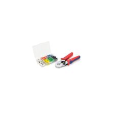 Затискач для клем CINLINELE HCS8 6-4, Red-blue + набор кабельных наконечников (HCS8 6-4+VE460)