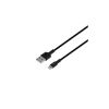 Дата кабель USB 2.0 AM to Lightning 1.0m 3A black XO (NB112-i-BK) - Зображення 1