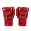 Боксерские перчатки Fairtex BGV1 Nation Print Red 14 унцій (бинти в комплекті) (BGV1_Print_14oz_Red) - Изображение 3