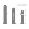 Ремінець до смарт-годинника Armorstandart Sport Band (3 Straps) для Apple Watch 42 (Series 11-10)/41/40/38 Grey (ARM51941) - Зображення 2