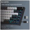 Клавіатура GamePro Asgard Valhalla Pro MK160B-D-Pro Rainy Switch Wireless/Bluetooth/USB UA Black (MK160B-D-Pro) - Зображення 1