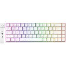 Клавіатура Ajazz AK680 V2 Ice Island Magnetic Switch USB UA White (AK680-V2-I-S-W)