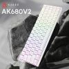 Клавіатура Ajazz AK680 V2 Ice Island Magnetic Switch USB UA White (AK680-V2-I-S-W) - Зображення 3