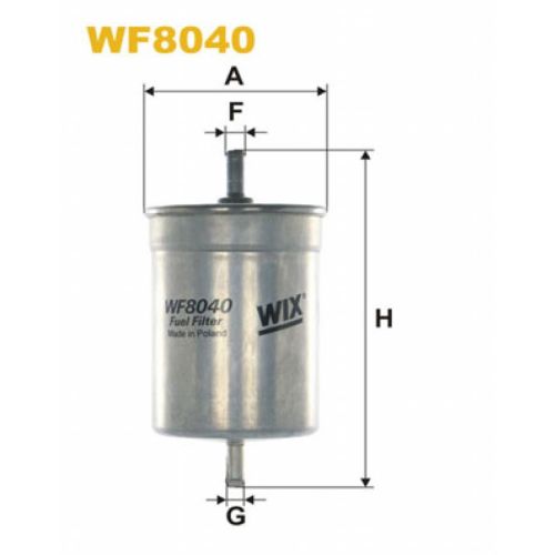 Фильтр топливный Wixfiltron WF8040