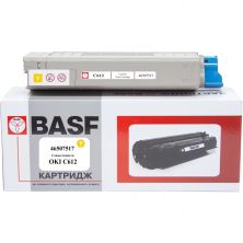 Тонер-картридж BASF OKI C612/ 46507517 Yellow (KT-46507517)