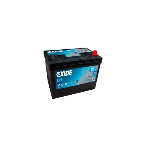 Акумулятор автомобільний EXIDE START-STOP EFB 75Ah ASIA Ев (-/+) (750EN) (EL754)