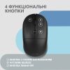 Мышка 2E MF218 Silent Wireless/Bluetooth Black (2E-MF218WBK) - Изображение 3