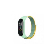 Ремешок для фитнес браслета BeCover Nylon Style для Xiaomi Mi Smart Band 5/6 Green-Yellow (705420)