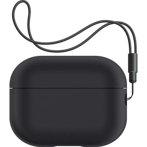 Чехол для наушников Armorstandart Silicone Case with straps для Apple Airpods Pro 2 Black (ARM68608)