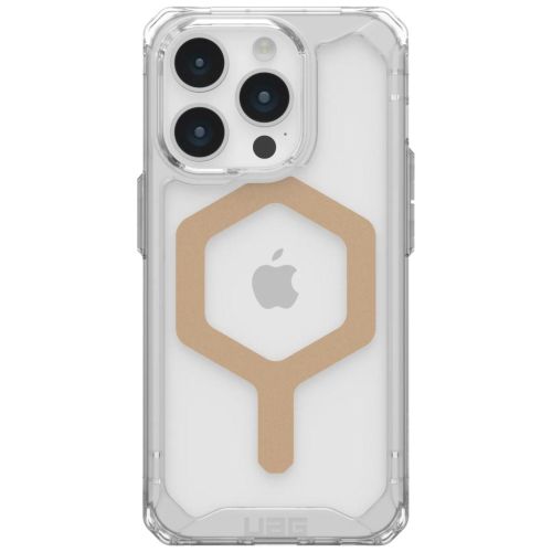 Чехол для мобильного телефона UAG Apple Iphone 15 Pro Plyo Magsafe, Ice/Gold (114286114381)