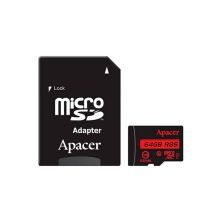 Карта пам'яті Apacer 64GB microSDXC class 10 UHS-I (AP64GMCSX10U5-RA)