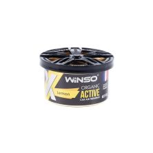 Ароматизатор для автомобіля WINSO Organic X Active 40gr - Lemon (533680)