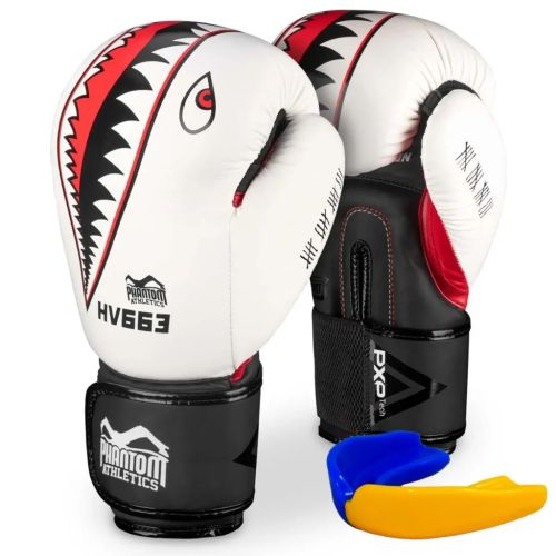 Боксерские перчатки Phantom Fight Squad Weiss White 10 унцій (PHBG2218-10)