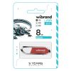 USB флеш накопичувач Wibrand 8GB Aligator Red USB 2.0 (WI2.0/AL8U7DR) - Зображення 1