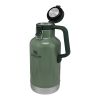 Термос Stanley для пива Easy-Pour Growler Hammertone Green 1.9 л (6939236348287) - Изображение 1