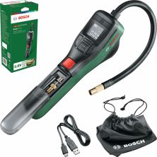 Автомобильный компрессор Bosch EasyPump, 3.6V, 3Ah, 10.3 бар, 10 л/мин, 0.4 кг (0.603.947.000)