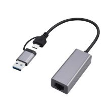 Адаптер USB-A /C to Lan 2.5 Gbit/s Cablexpert (A-USB3AC-LAN2G-01)