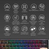 Клавіатура Ducky One 3 Mini Cherry MX Brown RGB UA USB Black (DKON2161ST-BUAPXCLAWSC1) - Зображення 3