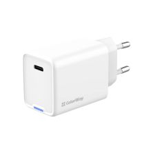 Зарядное устройство ColorWay GaN Mini 45W PD Port PPS USB-C white (CW-CHS057PD-WT) Зарядное устройство ColorWay GaN Mini 45W PD Port PPS USB-C white (CW-CHS057PD-WT)
