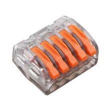 З'єднувач кабелю 5-pin аналог WAGO PCT-415-T, 15штпак Voltronic (WAGO222-415-T/15) З'єднувач кабелю 5-pin аналог WAGO PCT-415-T, 15штпак Voltronic (WAGO222-415-T/15)