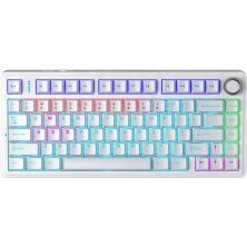 Клавиатура Aula F75 KRGD Red USB UA White (6948391203225)