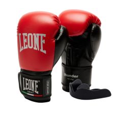 Боксерские перчатки Leone GN383 Thunder Red 8 унцій (GN383_Red_8oz)