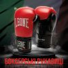 Боксерские перчатки Leone GN383 Thunder Red 8 унцій (GN383_Red_8oz) - Изображение 1
