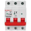 Автоматический выключатель E.NEXT 3-п e.mcb.stand. 40А C ( 6кА) (s002135) - Изображение 1