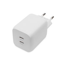 Зарядний пристрій Digitus 2xUSB-C PD65W GaN (DA-10063)