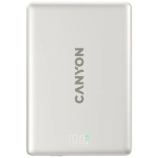 Батарея универсальная Canyon 5000mAh OnPower 500 PD20W Magnetic wireless MagSafe Grey (CNS-CPB500G)