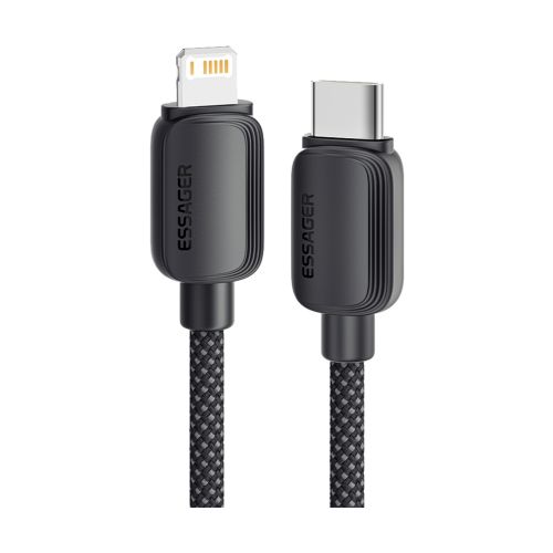 Дата кабель USB-C to Lightning 1.0m 20W black Essager (EXCTL-WL01-P)