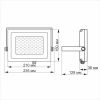 Прожектор Videx LED PREMIUM 50W 5000K 220V White (VL-F505W) - Зображення 2