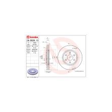 Тормозной диск Brembo 09.B628.10