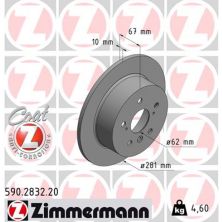 Тормозной диск ZIMMERMANN 590.2832.20