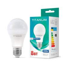 Лампочка TITANUM A60 8W E27 4100K (TLA6008274)