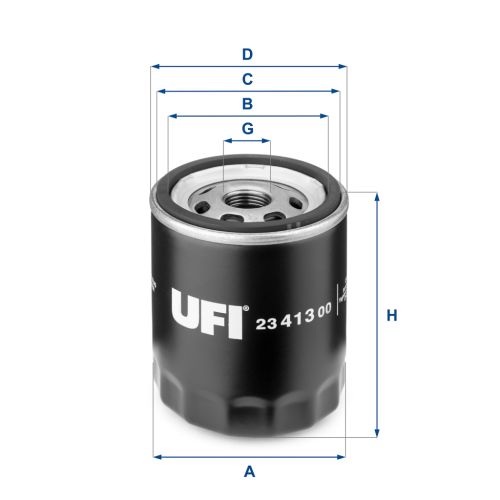 Фильтр масляный UFI 23.413.00