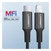 Дата кабель USB-C to Lightning 1.0m US1713A Nickel Plating ABS Shell Black Ugreen (60751) - Зображення 1